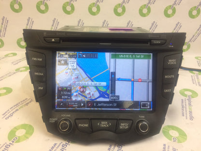 Refurbished 2012 - 2014 Veloster Hyundai OEM AM FM Radio CD Player Backup Camera Bluetooth Navigation Receiver