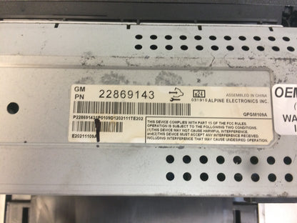 2013 - 2016 Chevy Malibu OEM Navigation Touch Screen Display