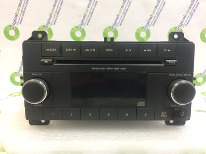 2007 - 2013 Dodge Jeep Grand Cherokee Durango OEM Single CD AM FM RES Radio Receiver