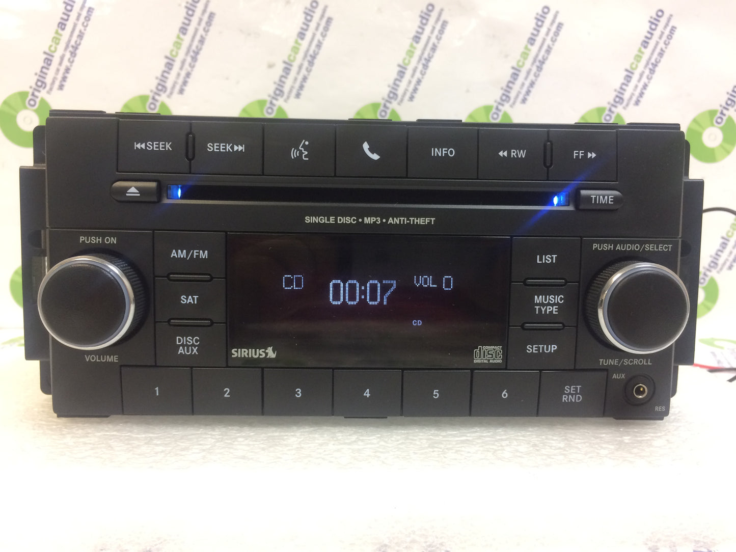 2007 - 2020 Chrysler Jeep Dodge OEM AM FM Radio CD Player Receiver RES
