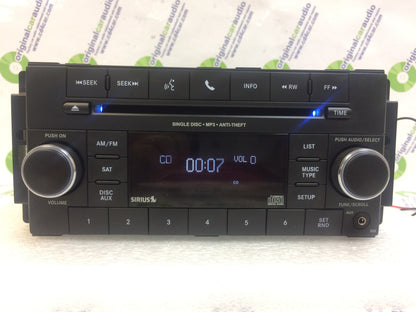 2007 - 2020 Chrysler Jeep Dodge OEM AM FM Radio CD Player Receiver RES