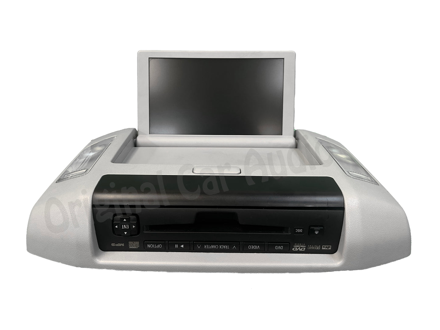 2007 - 2014 Toyota Tundra Sequoia OEM Overhead Rear RSE DVD Player Display Monitor Gray WITH BEZEL