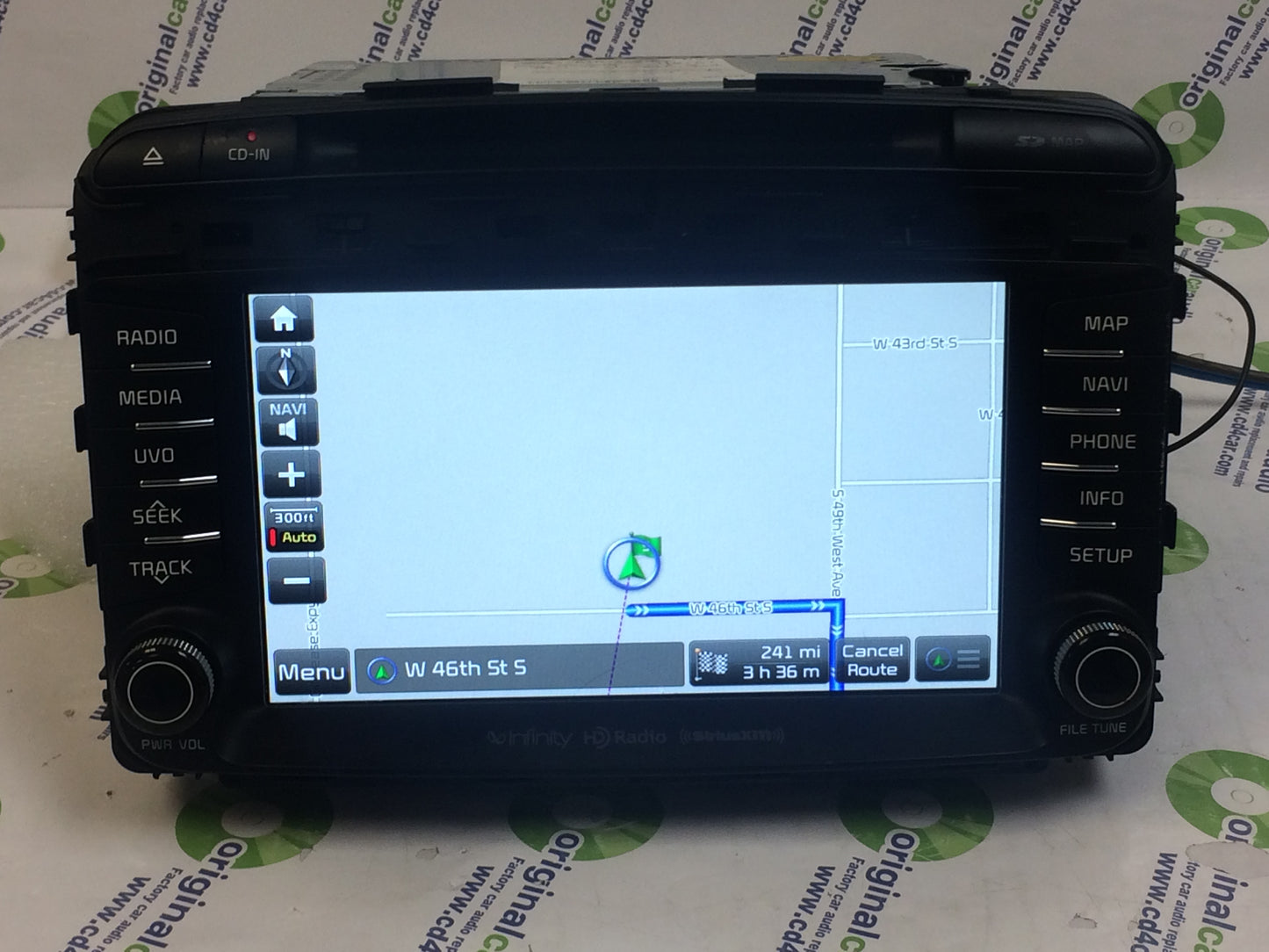 2015 - 2018 Kia Sorrento OEM Navigation Touch Screen HD Radio XM CD Player Infiniti UVO