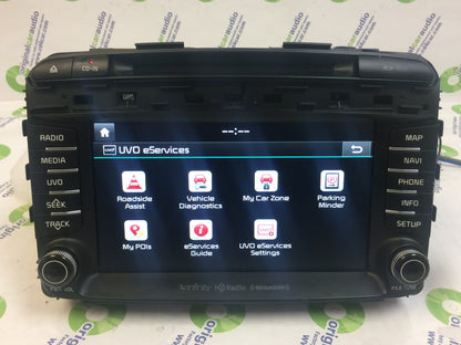 2015 - 2018 Kia Sorrento OEM Navigation Touch Screen HD Radio XM CD Player Infiniti UVO