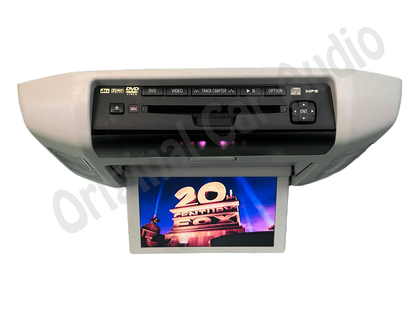 2007 - 2014 Toyota Tundra Sequoia OEM Overhead Rear RSE DVD Player Display Monitor Gray WITH BEZEL