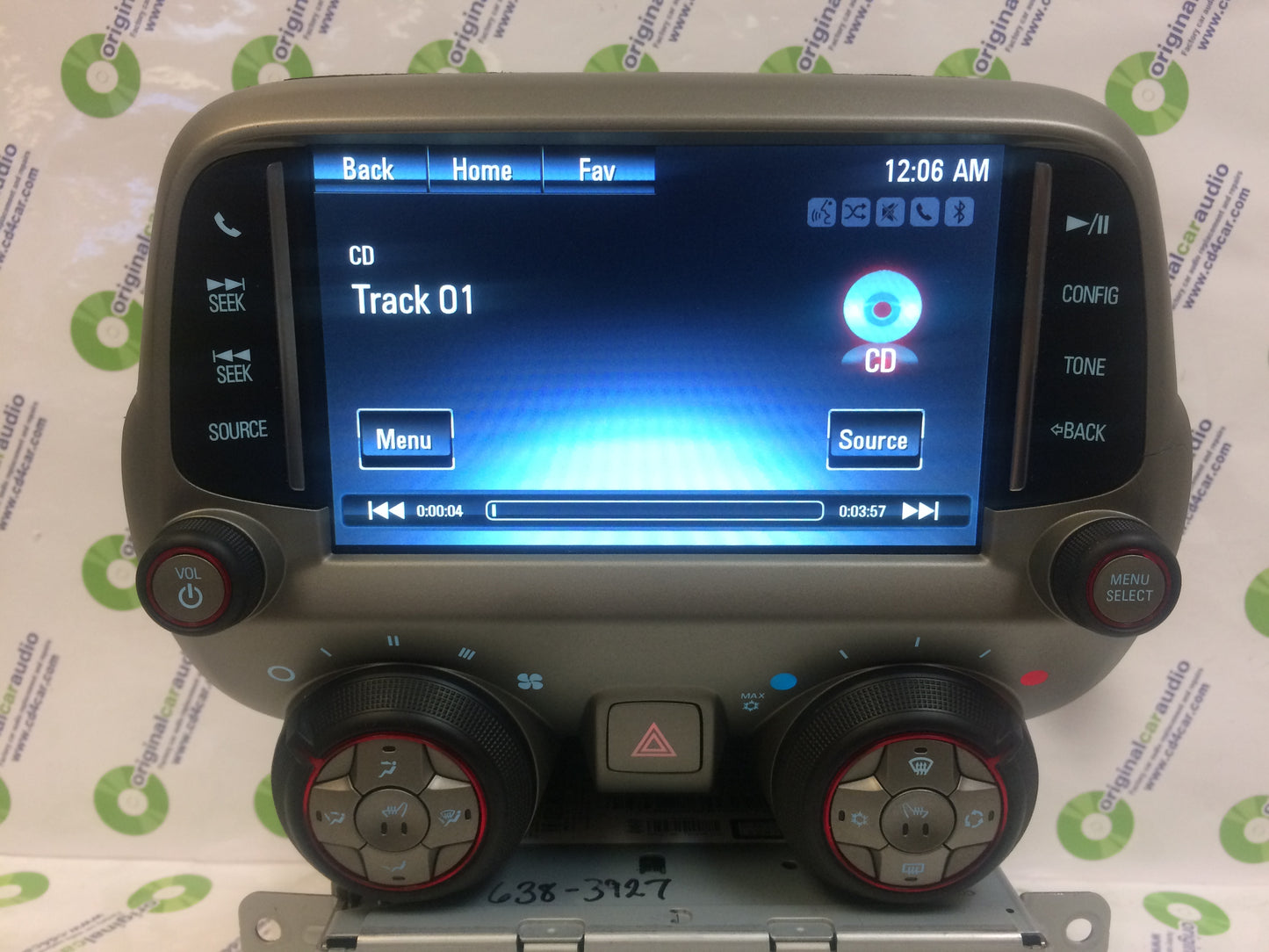 2013 - 2015 Chevy Camaro OEM Touch Display Screen with Climate Controls