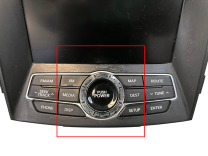 11 12 HYUNDAI Sonata Navigation GPS Satellite XM Radio CD Player OEM Blemished