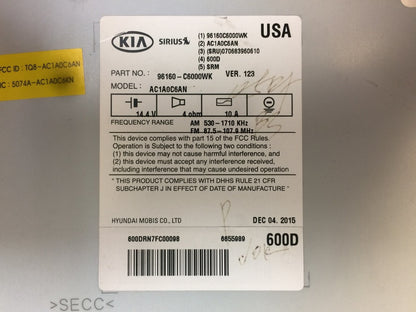 2015 - 2018 Kia Sorrento OEM UVO AM FM Radio Sat Bluetooth CD Player Receiver
