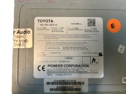 2015 - 2017 Toyota Camry OEM Gracenote Touch Screen Display AM FM Radio Receiver No Chrome