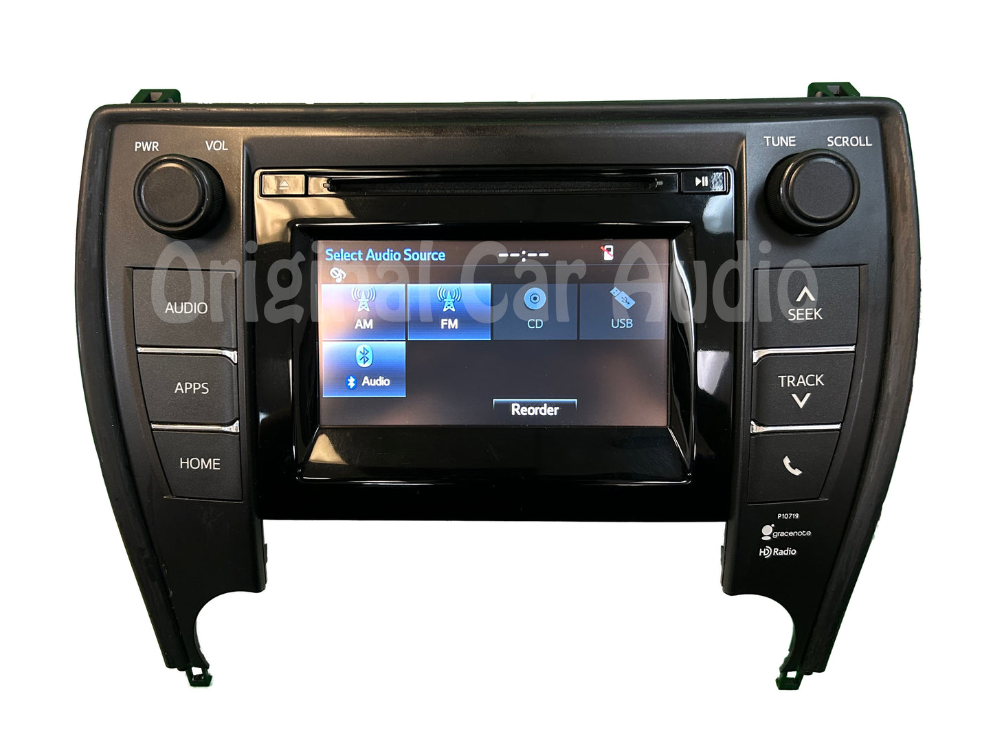 2015 - 2017 Toyota Camry OEM Gracenote Touch Screen Display AM FM Radio Receiver No Chrome