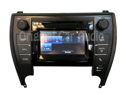 2015 - 2017 Toyota Camry OEM Gracenote Touch Screen Display AM FM Radio Receiver No Chrome