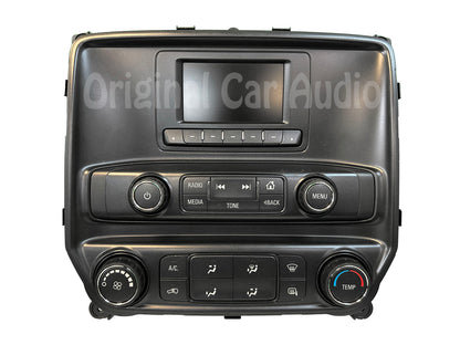 2014 - 2017 Chevrolet GMC Silverado Sierra OEM Radio Control Panel Display Screen