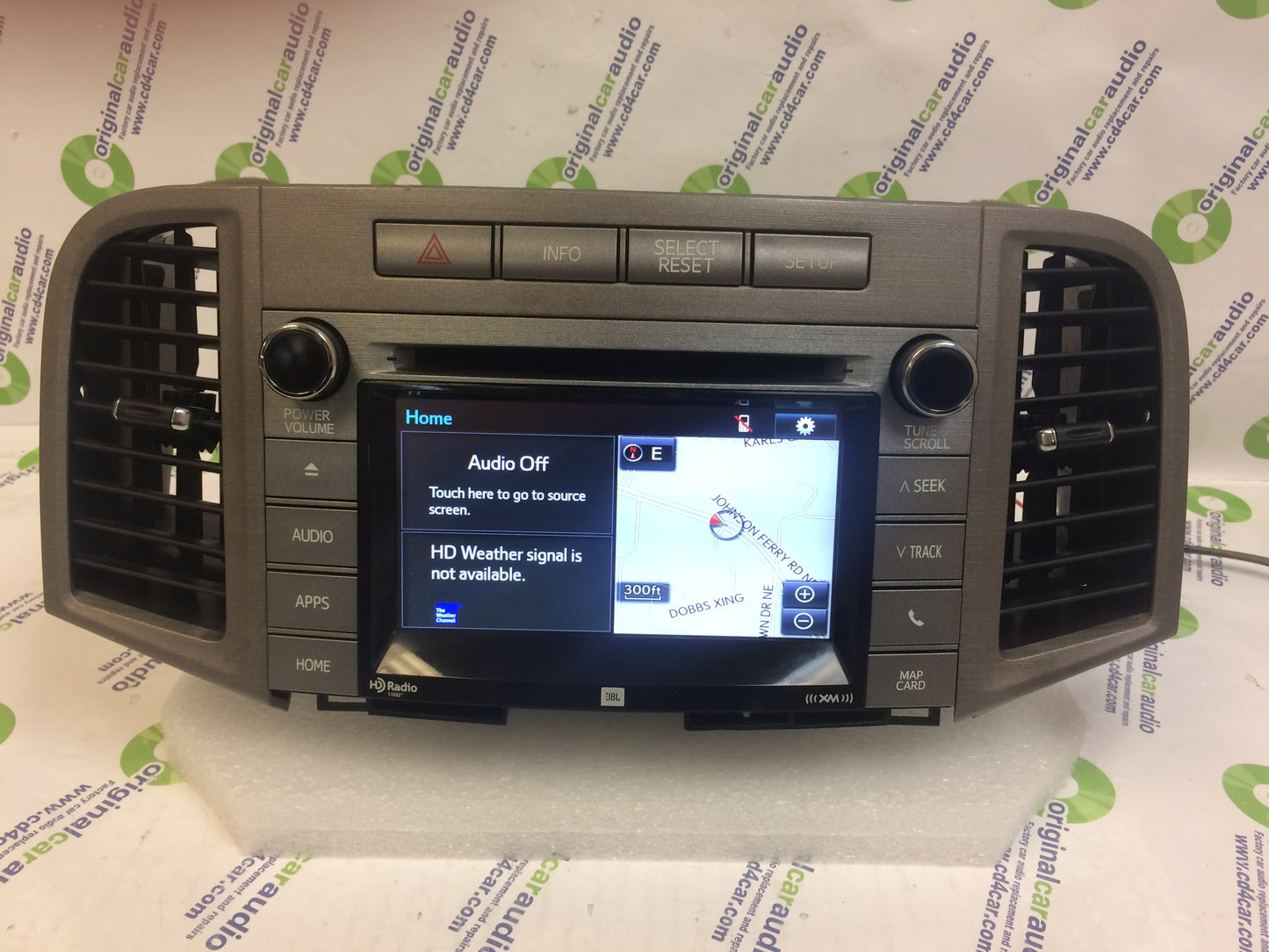 2012 - 2015 Toyta Venza OEM Navigation JBL Touch Screen AM FM HD App Radio Receiver