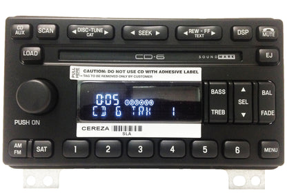 NEW LINCOLN Aviator Radio Stereo Receiver 6 Disc Changer CD Player SOUND MARK 2003 2004 2005