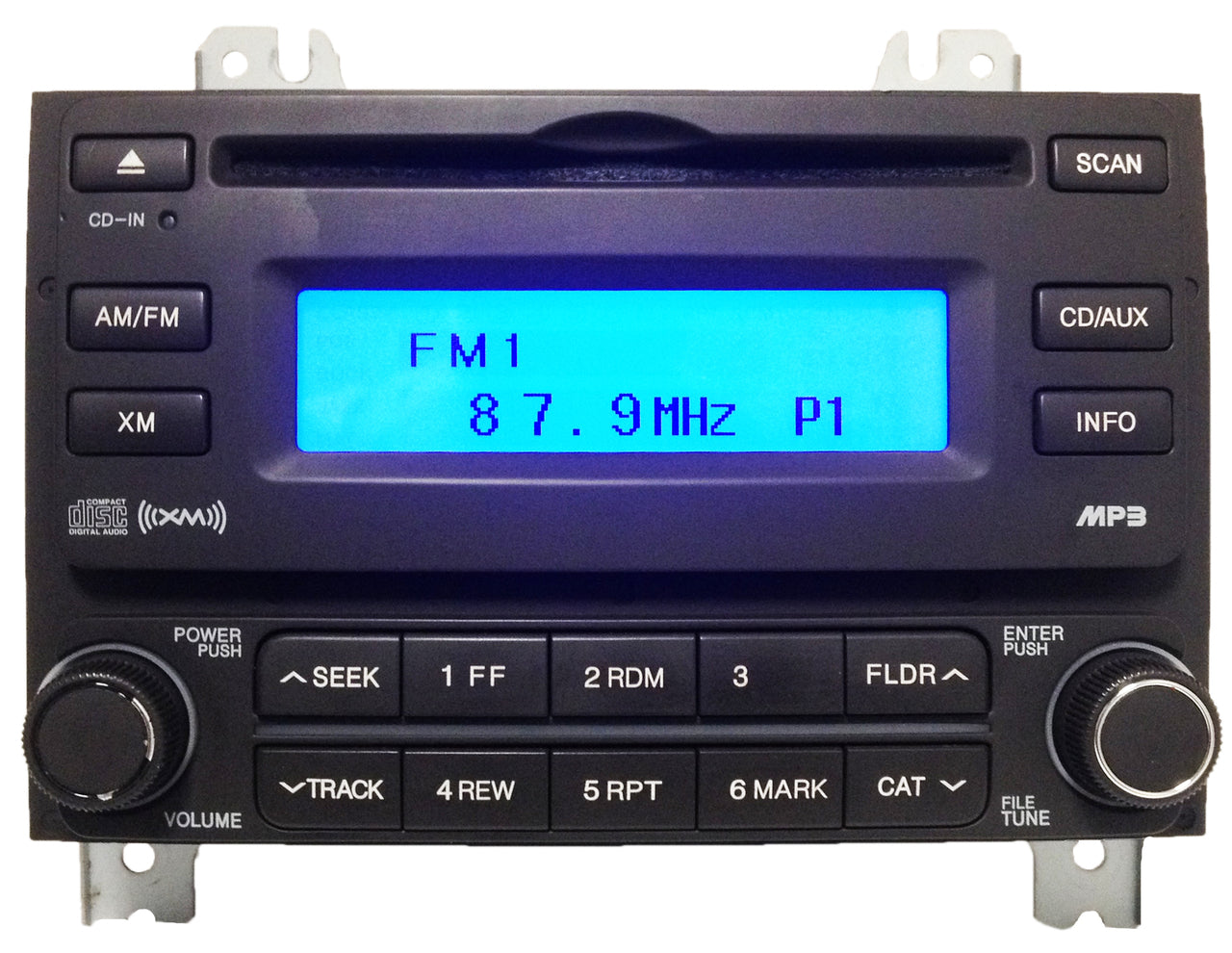 07 08 Hyundai ELANTRA Radio XM Satellite MP3 CD Player Black 96160-2H1519K