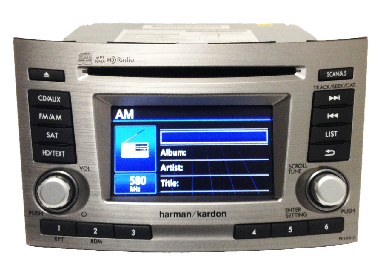 13 14 Subaru Legacy HD HARMAN KARDON Radio Satellite MP3 WMA CD Player  PE658U1