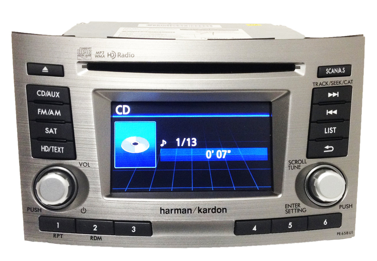 13 14 Subaru Legacy HD HARMAN KARDON Radio Satellite MP3 WMA CD Player  PE658U1