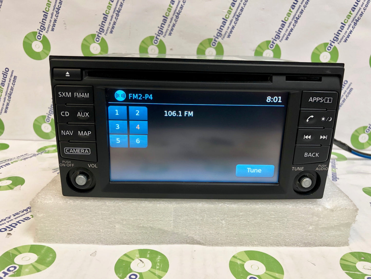 2013 - 2015 Nissan NV200 Sentra OEM AM FM Radio Navigation CD Player Receiver NO Knobs