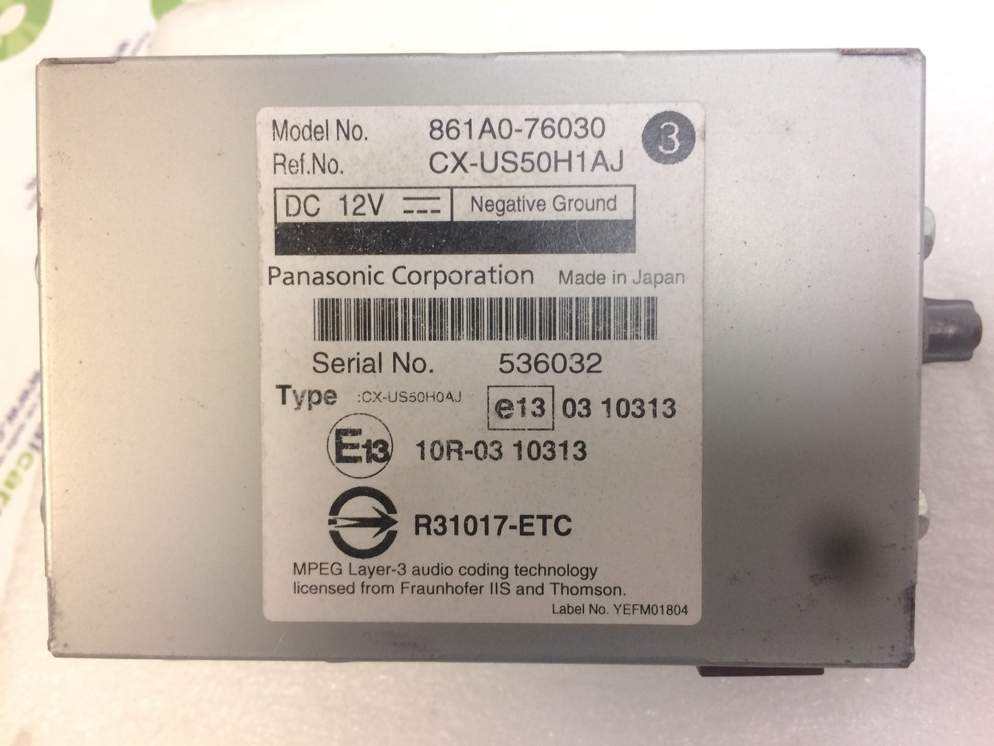 2009 - 2014 Lexus CT ES GS GX HS IS LFA LX OEM Computer Assy, Multi Media Interface Module