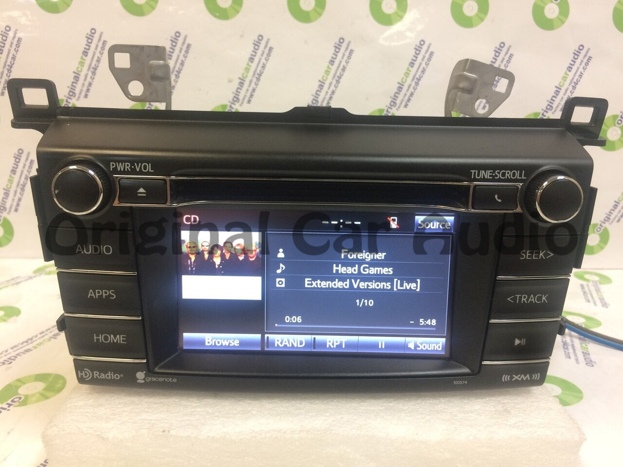 2015 - 2018 Toyota RAV4 OEM HD Radio Touch Screen CD Player Gracenote Bluetooth Receiver 100574, 100582