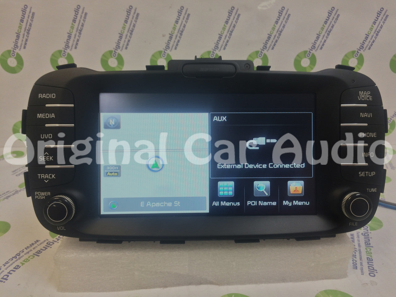 Refurbished 2014 - 2016 Kia Soul OEM UVO Touch Screen AM FM Bluetooth Media Radio Receiver