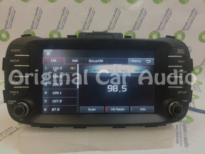 2014 - 2016 Kia Soul OEM UVO Touch Screen AM FM Bluetooth Media Radio Receiver