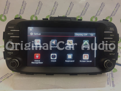 2014 - 2016 Kia Soul OEM UVO Touch Screen AM FM Bluetooth Media Radio Receiver