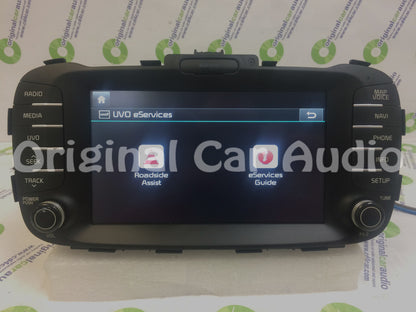 Refurbished 2014 - 2016 Kia Soul OEM UVO Touch Screen AM FM Bluetooth Media Radio Receiver