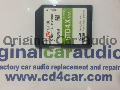 2014 - 2016 Kia Soul OEM Navigation Radio Maps SD Card