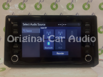2020 Toyota Corolla OEM Multi Media Bluetooth Car Play Radio Receiver with Bezel