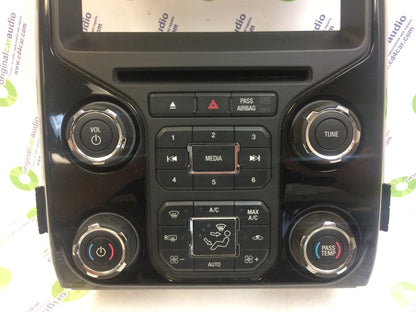 2012 - 2014 Ford F150 OEM 8" Touch Screen Display Bezel and Radio Control Pannel ONLY Black