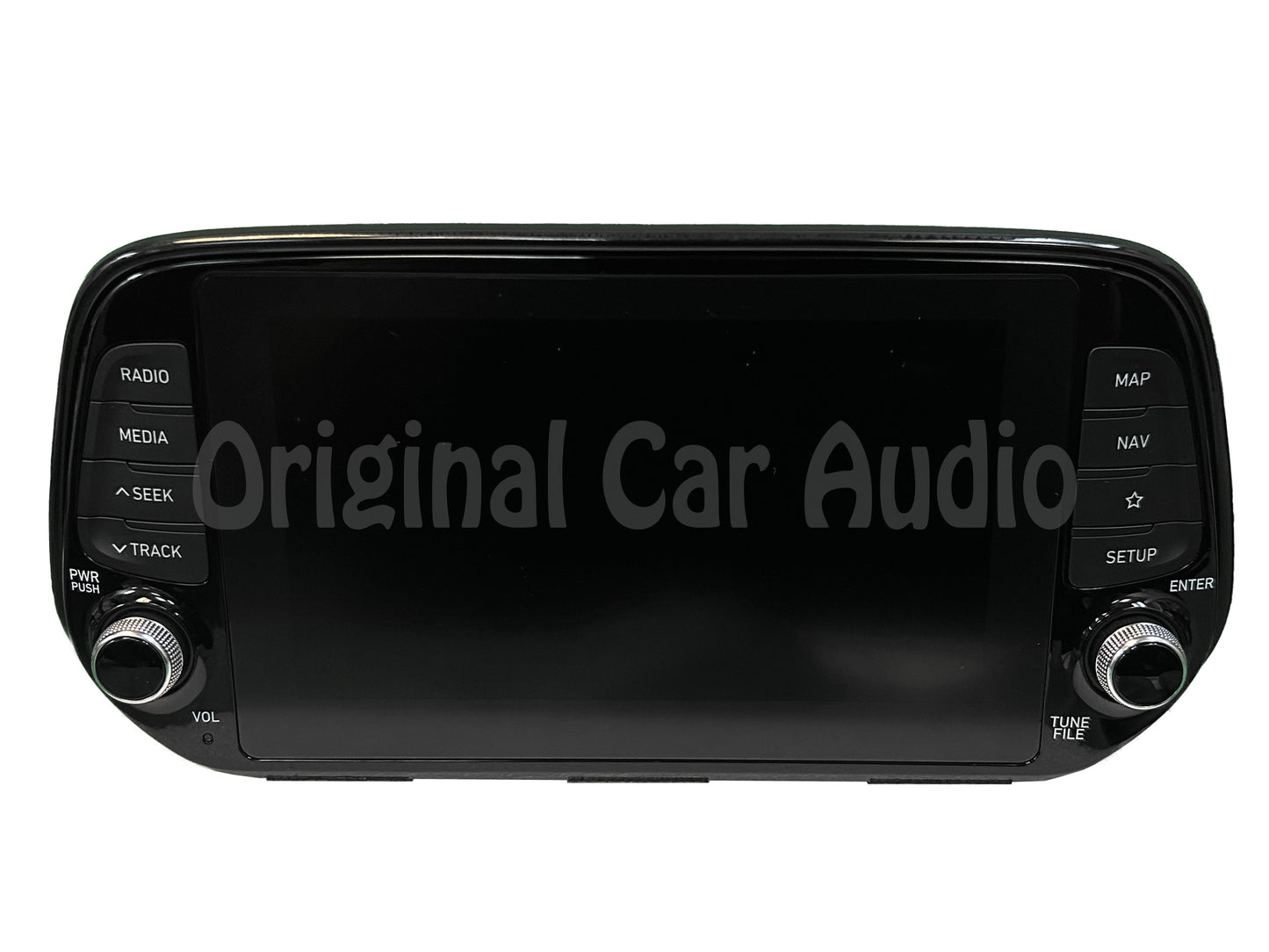 2019 - 2020 HYUNDAI SANTA FE OEM NAVIGATION RADIO DISPLAY AND RECEIVER NO CHROME
