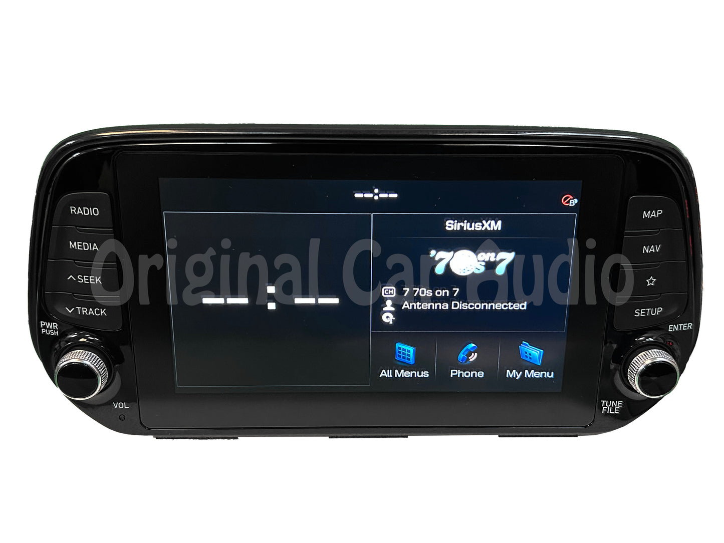 2019 - 2020 HYUNDAI SANTA FE OEM NAVIGATION RADIO DISPLAY AND RECEIVER NO CHROME