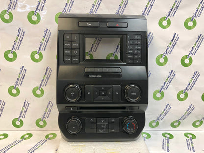2015 - 2017 Ford F150 OEM Radio Control Climate Control Bezel ONLY W/O Rear Defrost Control