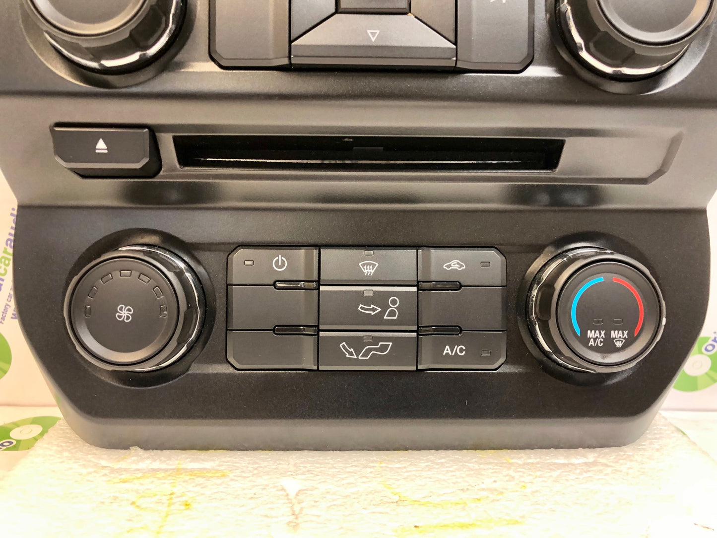 2015 - 2017 Ford F150 OEM Radio Control Climate Control Bezel ONLY W/O Rear Defrost Control