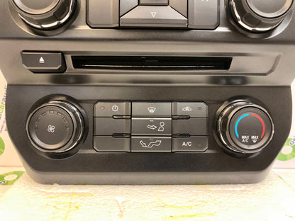 2015 - 2017 Ford F150 OEM Radio Control Climate Control Bezel ONLY W/O Rear Defrost Control
