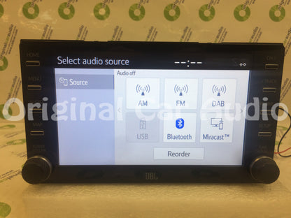 2018 - 2020 Toyota Rav4 OEM JBL Navigation Bluetooth DAB AM FM Radio Receiver