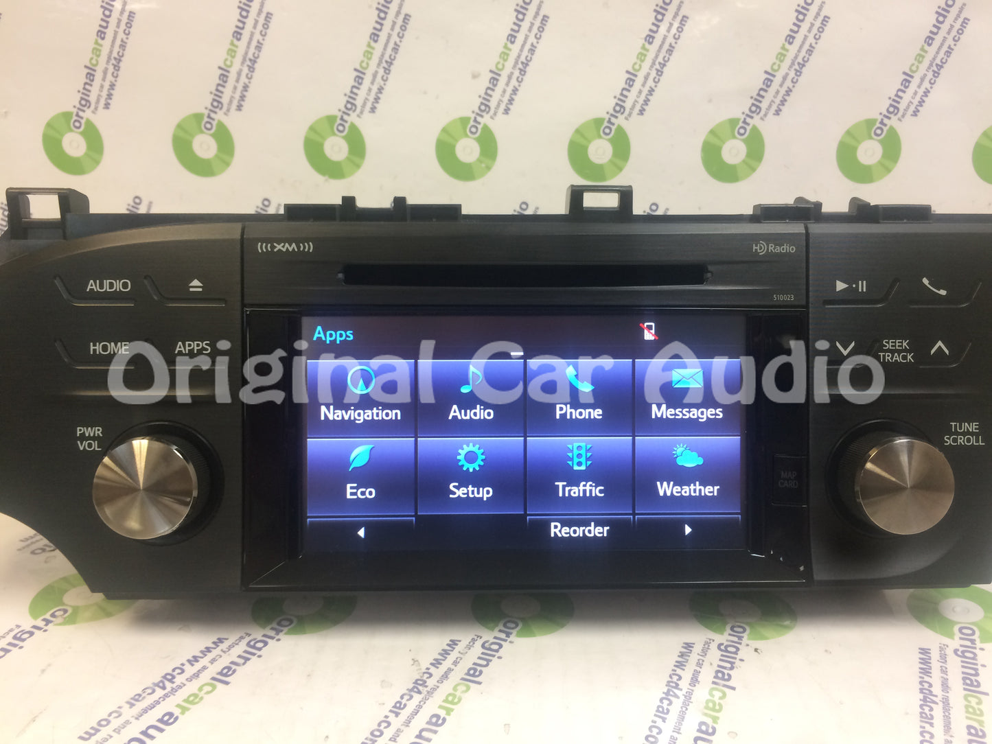 2014 - 2015 Toyota Avalon OEM Navigation AM FM XM HD Radio CD Player Touch Screen Display 510023