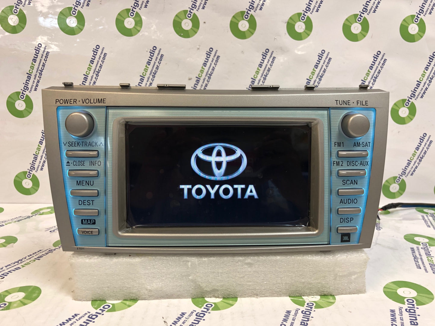 Refurbished 2007 - 2009 TOYOTA Camry Hybrid OEM GPS Navigation Radio Stereo LCD Display Touch Screen Monitor E7011