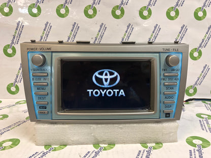 Refurbished 2007 - 2009 TOYOTA Camry Hybrid OEM GPS Navigation Radio Stereo LCD Display Touch Screen Monitor E7011