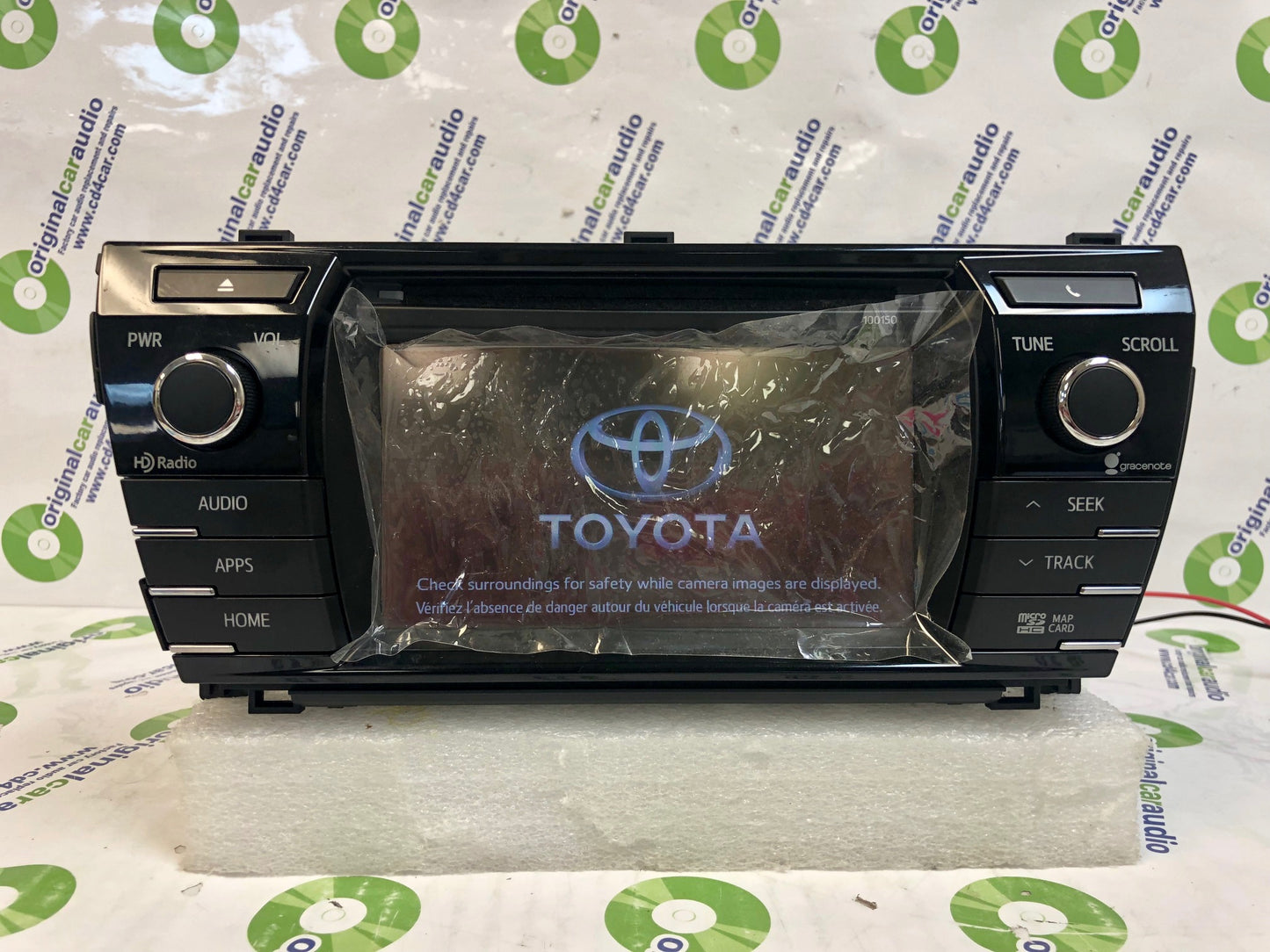 Refurbished 2014 2015 2016 Toyota Corolla OEM Navigation Touchscreen Gracenote XM Satellite MP3 CD Receiver