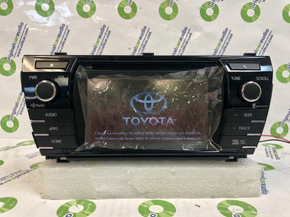 Refurbished 2014 2015 2016 Toyota Corolla OEM Navigation Touchscreen Gracenote XM Satellite MP3 CD Receiver