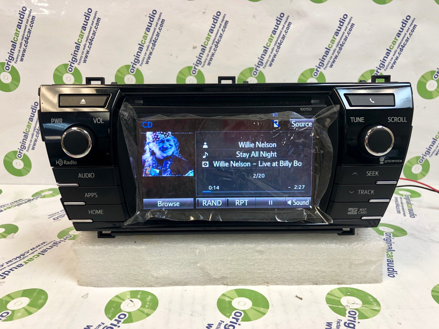 Refurbished 2014 2015 2016 Toyota Corolla OEM Navigation Touchscreen Gracenote XM Satellite MP3 CD Receiver