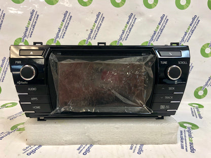 Refurbished 2014 2015 2016 Toyota Corolla OEM Navigation Touchscreen Gracenote XM Satellite MP3 CD Receiver