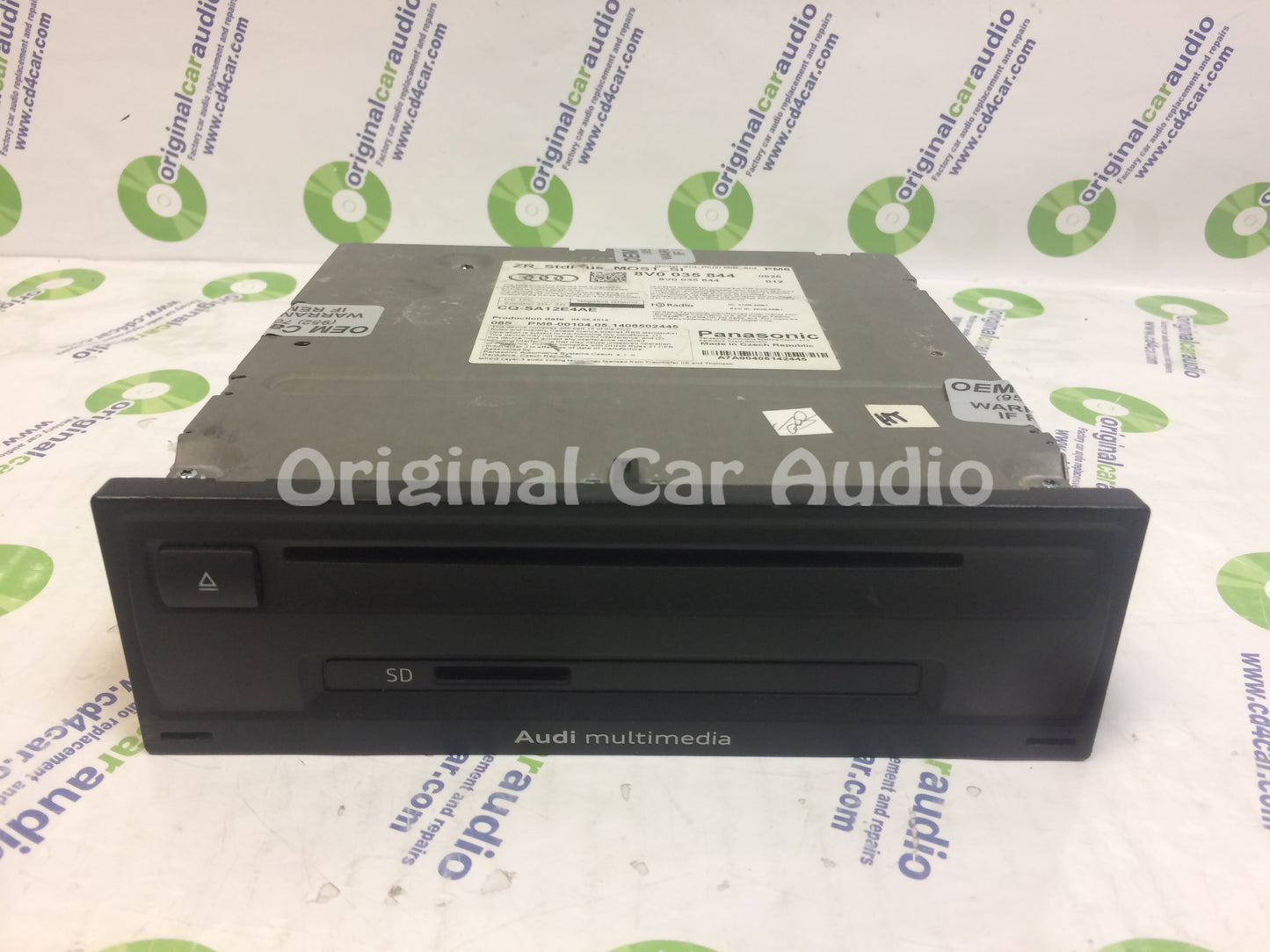 2015 - 2017 Audi A3 S3 OEM MIB1 Panasonic Multimedia Infotainment SD Card Radio CD Player