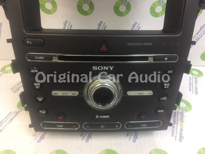 2016 - 2017 Ford Explorer Sony Premium Sound Radio Climate Control Panel OEM BEZEL ONLY