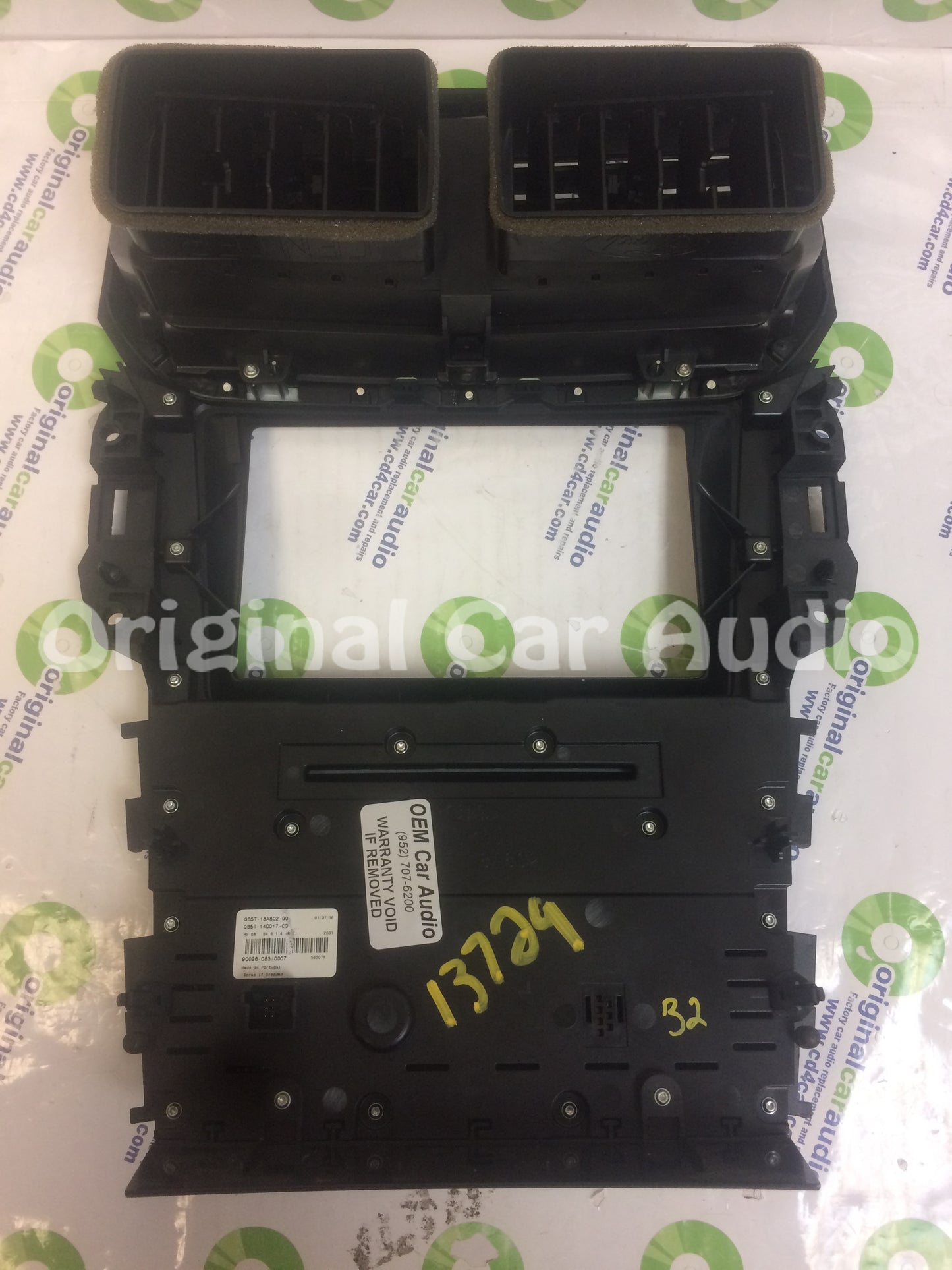 2016 - 2017 Ford Explorer Sony Premium Sound Radio Climate Control Panel OEM BEZEL ONLY