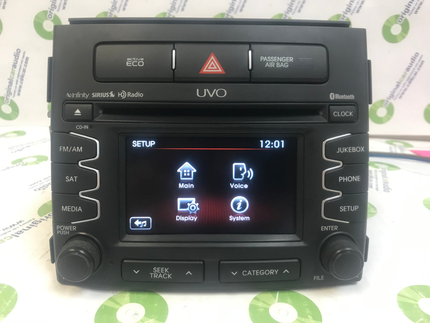 2012 - 2013 Kia Soul OEM UVO Infinity Bluetooth AM FM HD SAT Radio Receiver Black