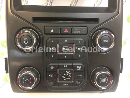2012 - 2014 Ford F150 OEM 8" Touch Screen Display Bezel and Radio Control ONLY BLACK