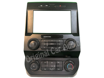 2019 - 2022 Ford F250 F350 OEM Radio Control Panel w/ 8" Display Bezel Only